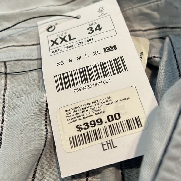 NWT Classic a line shirt style dress by LEFTIES Size XXL - Picture 11 of 12